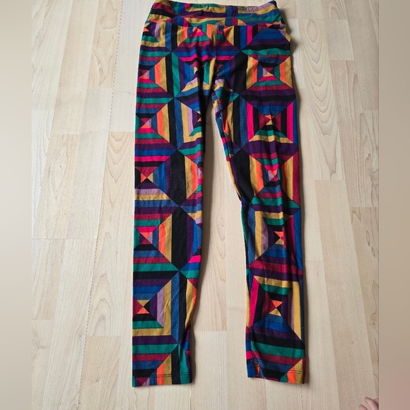 Lularoe One Size Leggings 3 Pairs - Picture 8 of 9